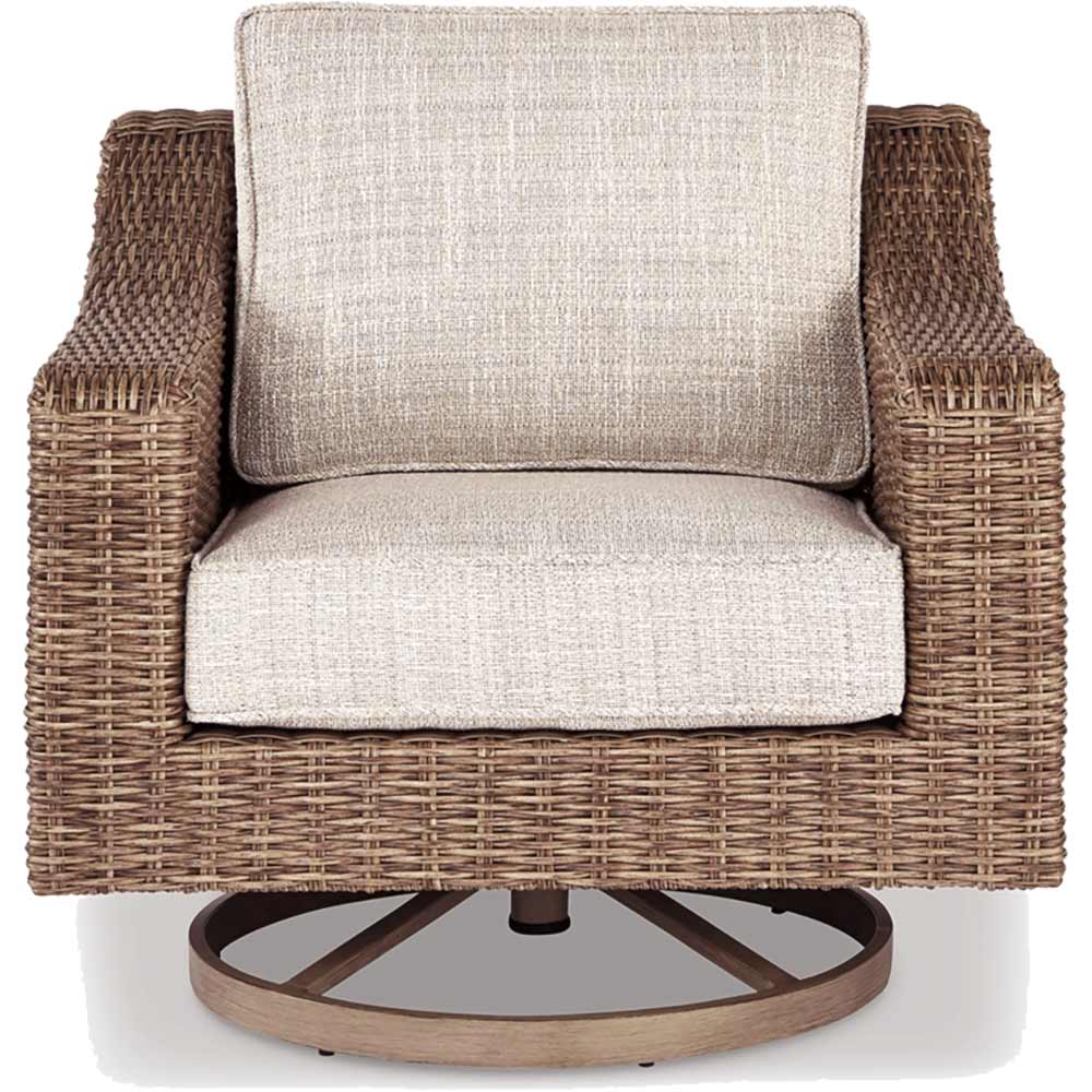 Ashley Furniture - Beachcroft Outdoor Swivel Lounge Chair - Image 4