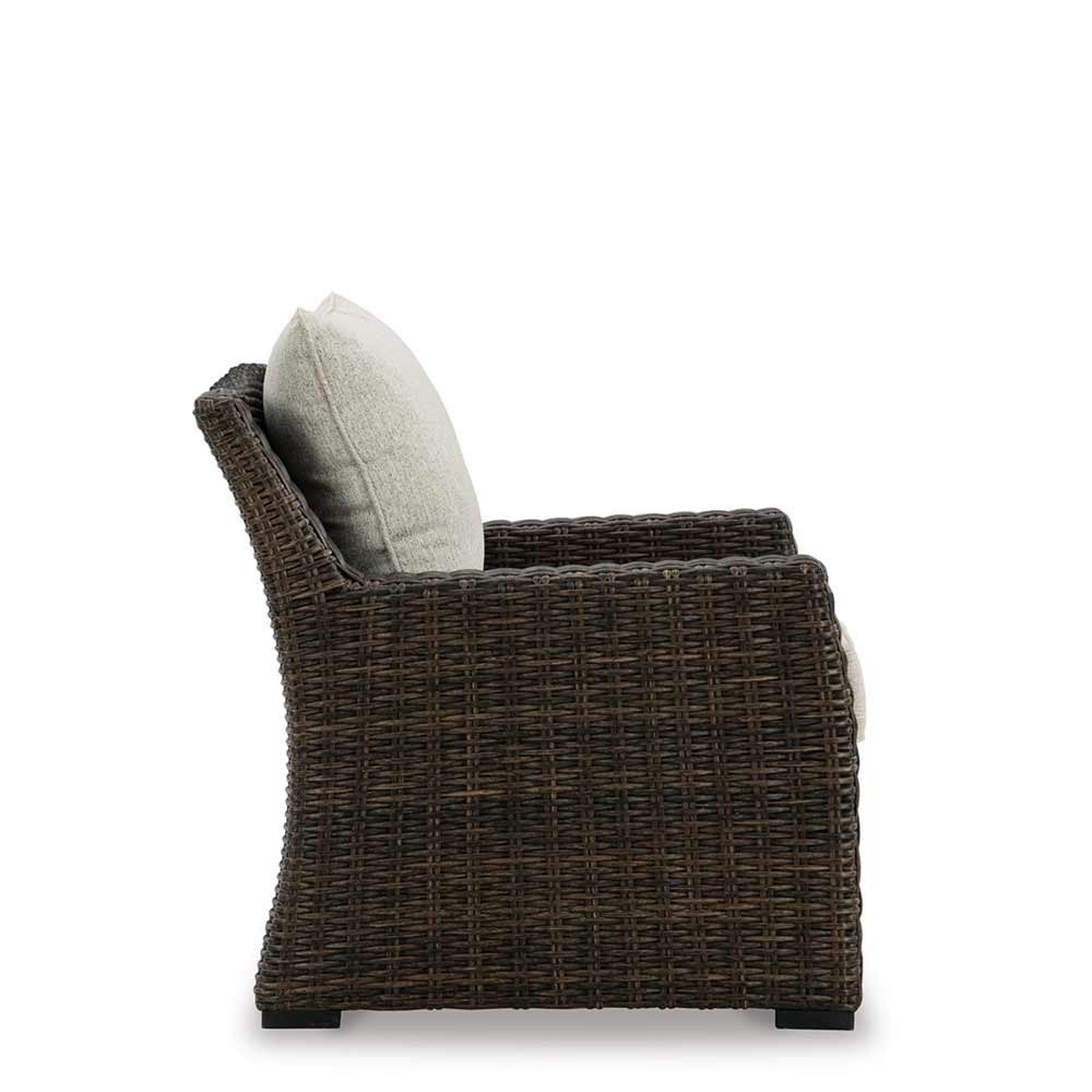 Ashley Furniture - Brook Ranch Outdoor Lounge Chair with Cushion - Image 4