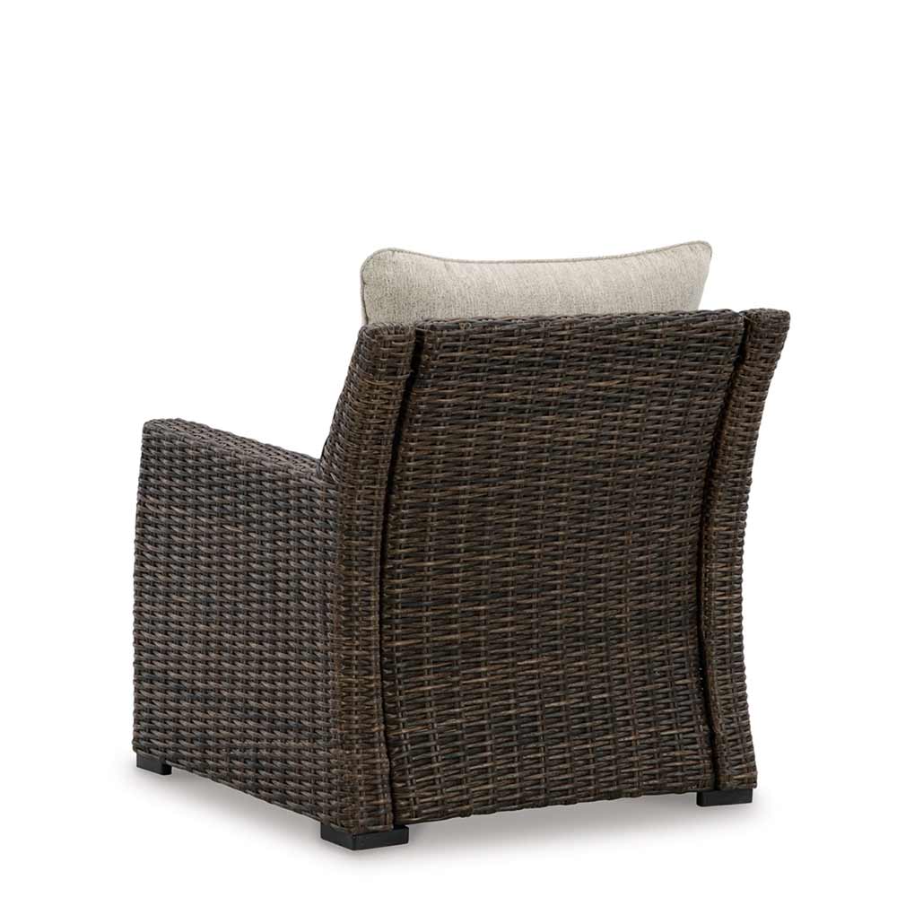 Ashley Furniture - Brook Ranch Outdoor Lounge Chair with Cushion - Image 5