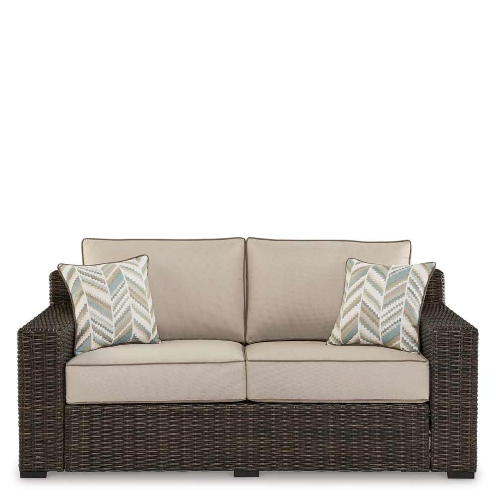 Ashley Furniture - Coastline Bay Outdoor Loveseat with Cushion - Image 3