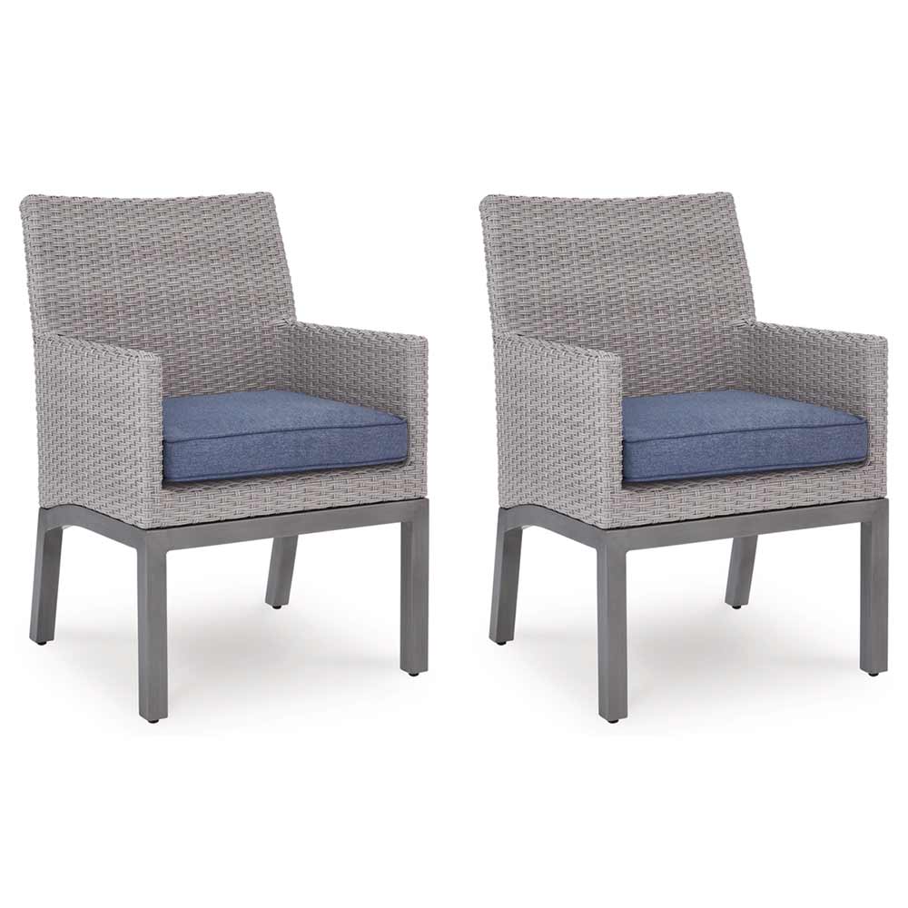 Ashley Furniture - Dillon Beach Outdoor Arm Chair with Cushion (Set of 2) - Image 2