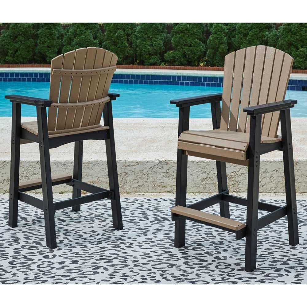 Ashley Furniture - Fairen Trail Outdoor Barstool (Set of 2)