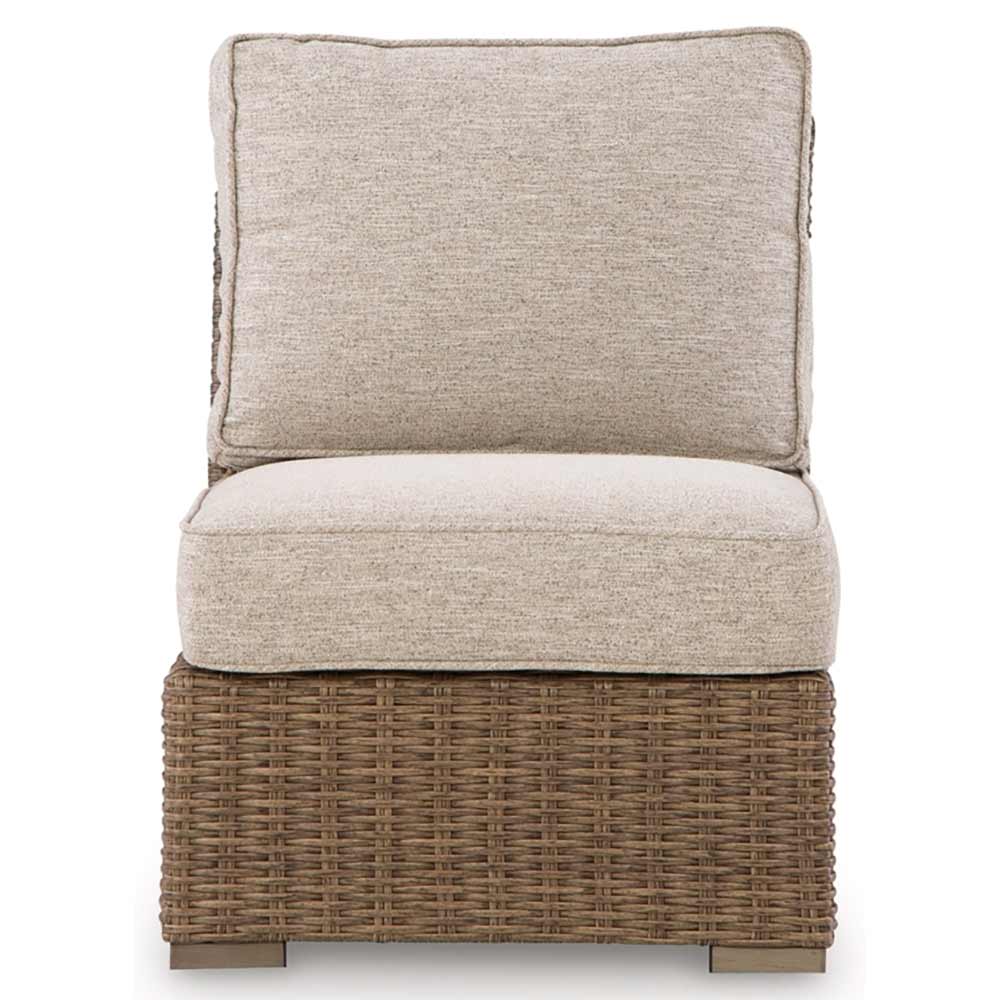 Ashley Furniture - Revare Beach Outdoor Armless Chair with Cushion - Image 3
