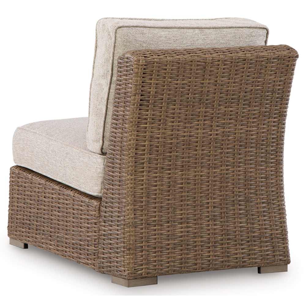 Ashley Furniture - Revare Beach Outdoor Armless Chair with Cushion - Image 4
