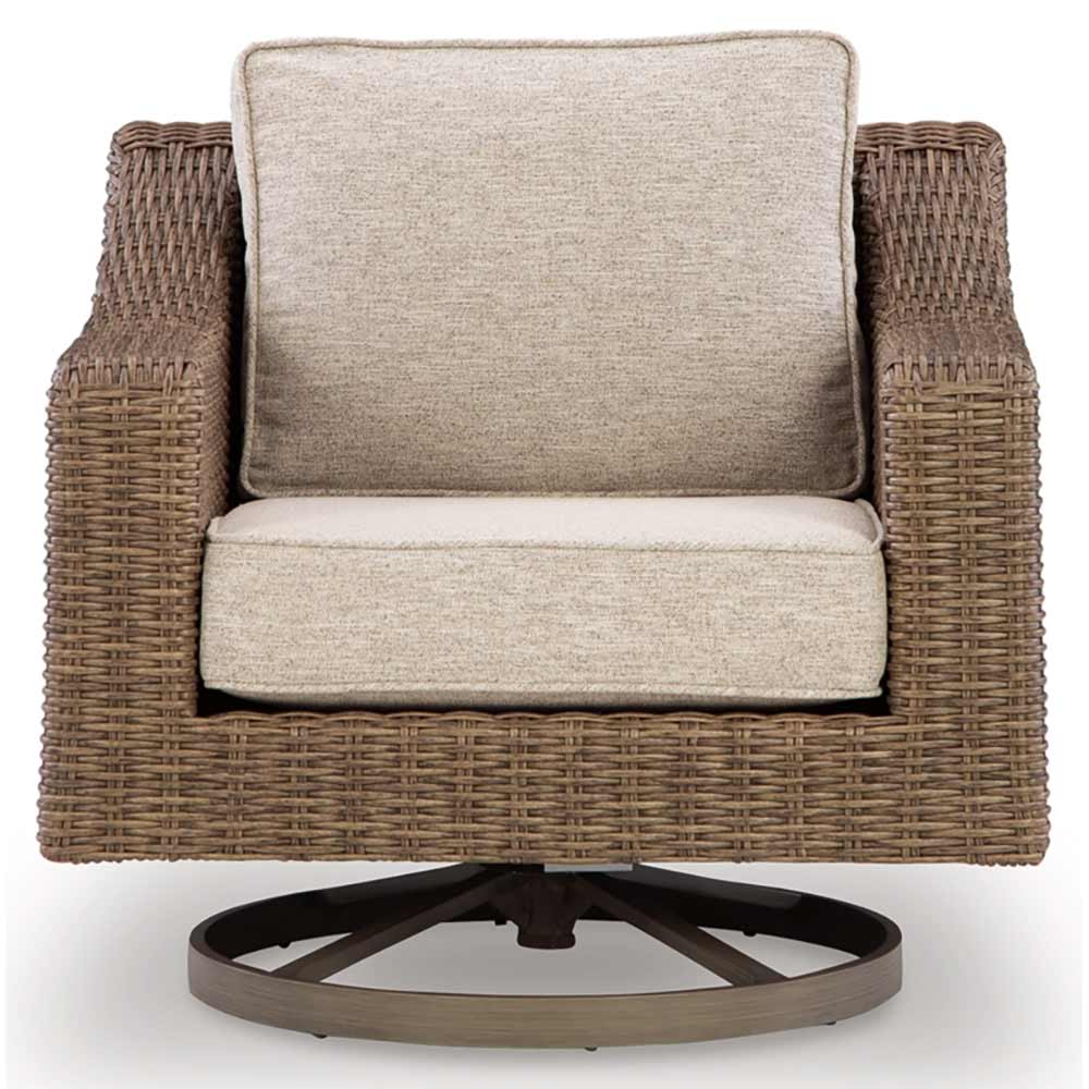 Ashley Furniture - Revare Beach Outdoor Swivel Lounge Chair - Image 3