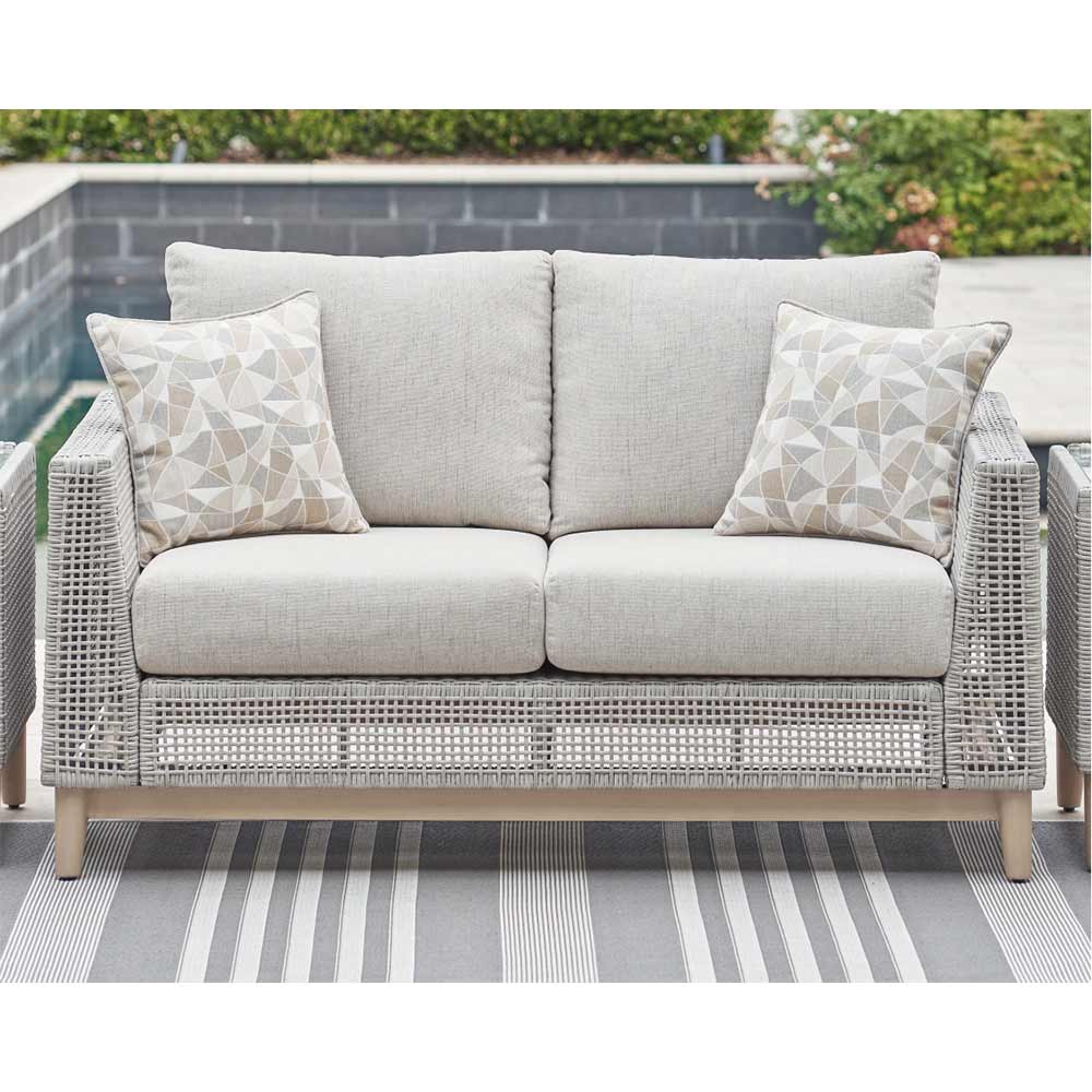 Ashley Furniture - Seton Creek Outdoor Loveseat with Cushion