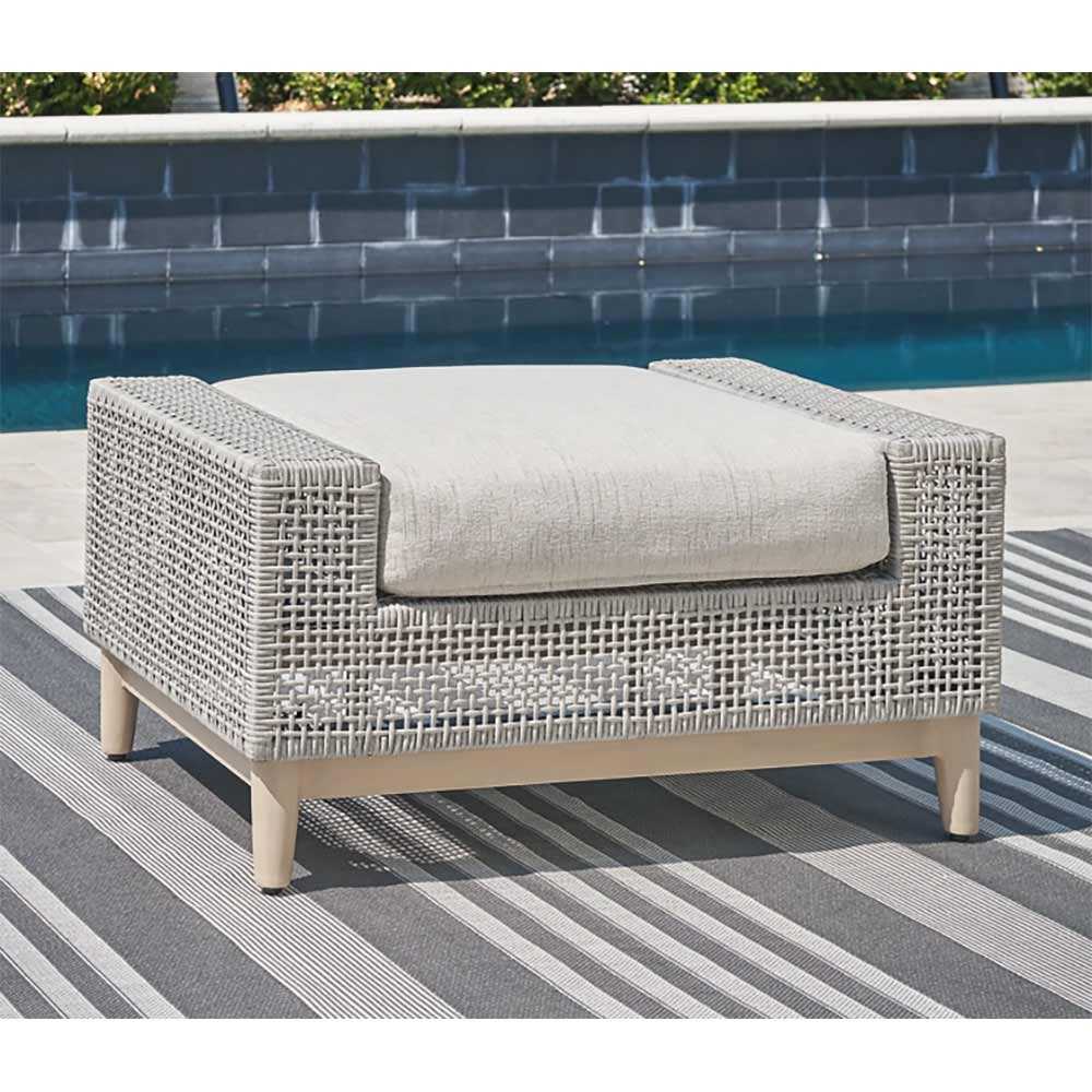 Ashley Furniture - Seton Creek Outdoor Ottoman with Cushion