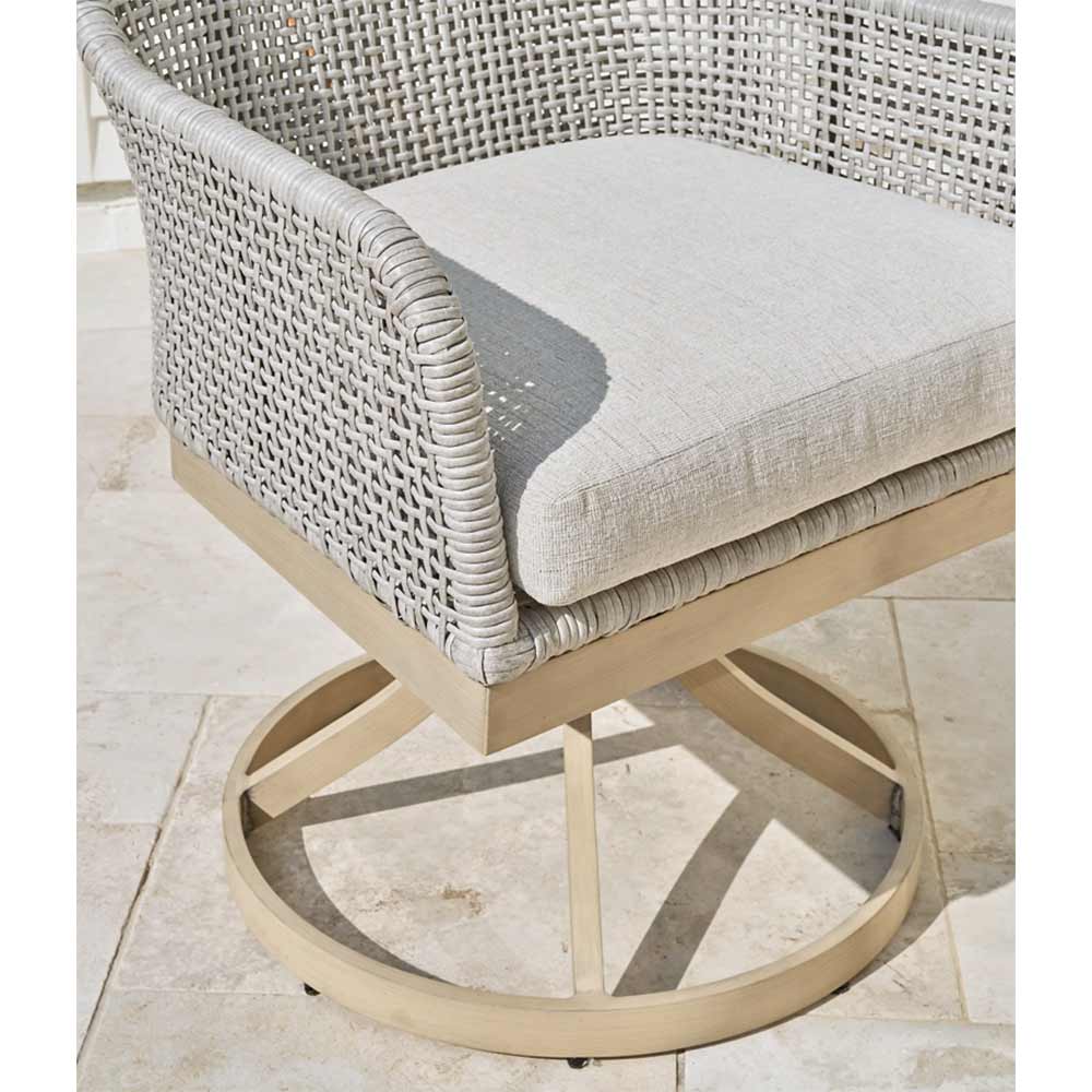 Ashley Furniture - Seton Creek Outdoor Swivel Dining Chair (Set of 2) - Image 7