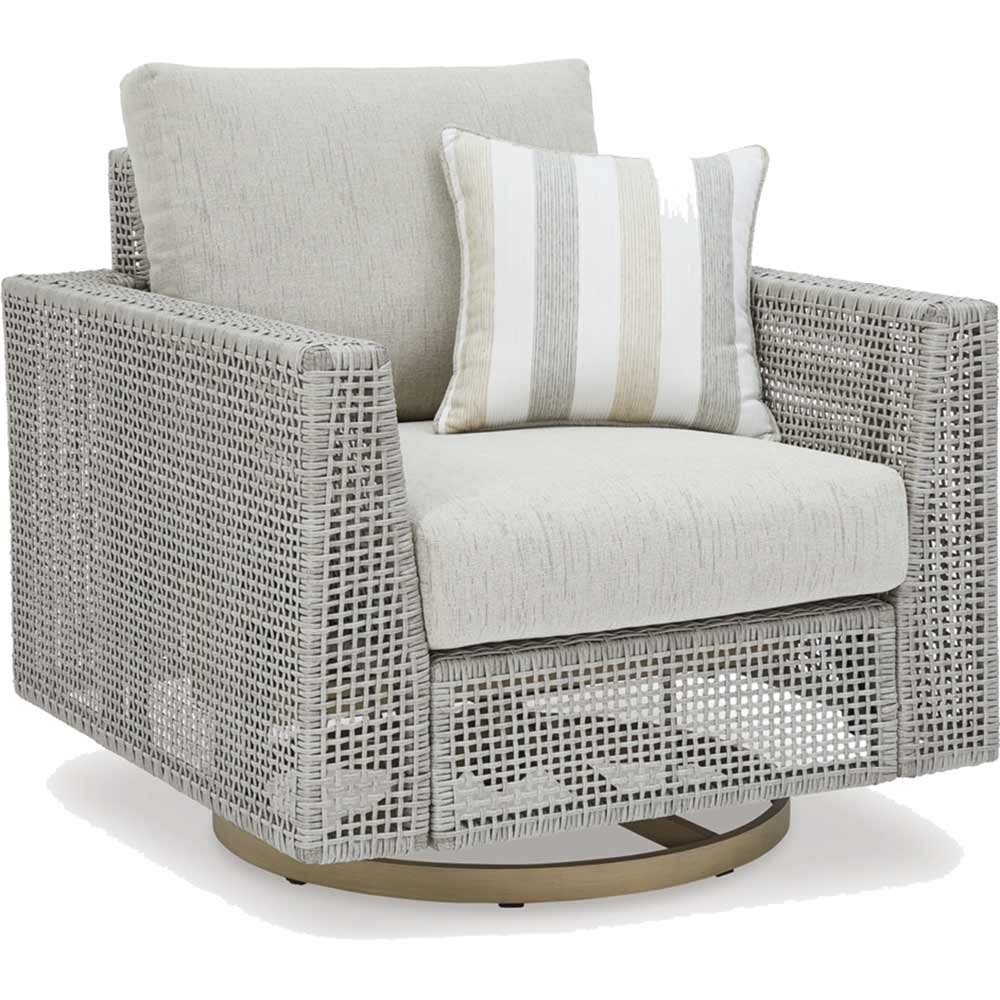 Ashley Furniture - Seton Creek Outdoor Swivel Lounge Chair - Image 2