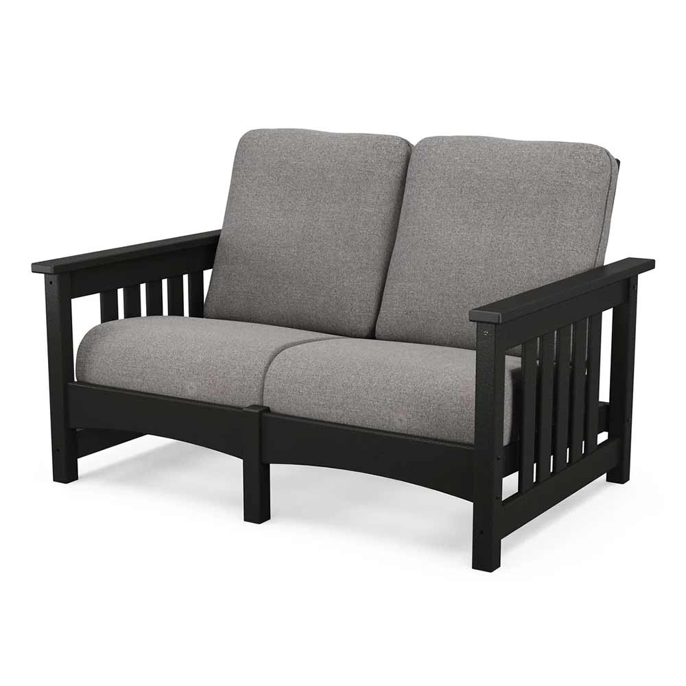 POLYWOOD® - Club Mission Loveseat - PWCMC47GY - Image 16
