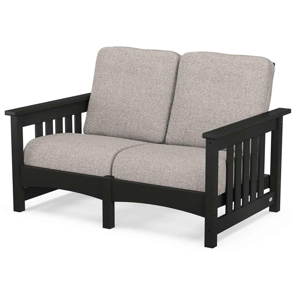 POLYWOOD® - Club Mission Loveseat - PWCMC47GY - Image 17