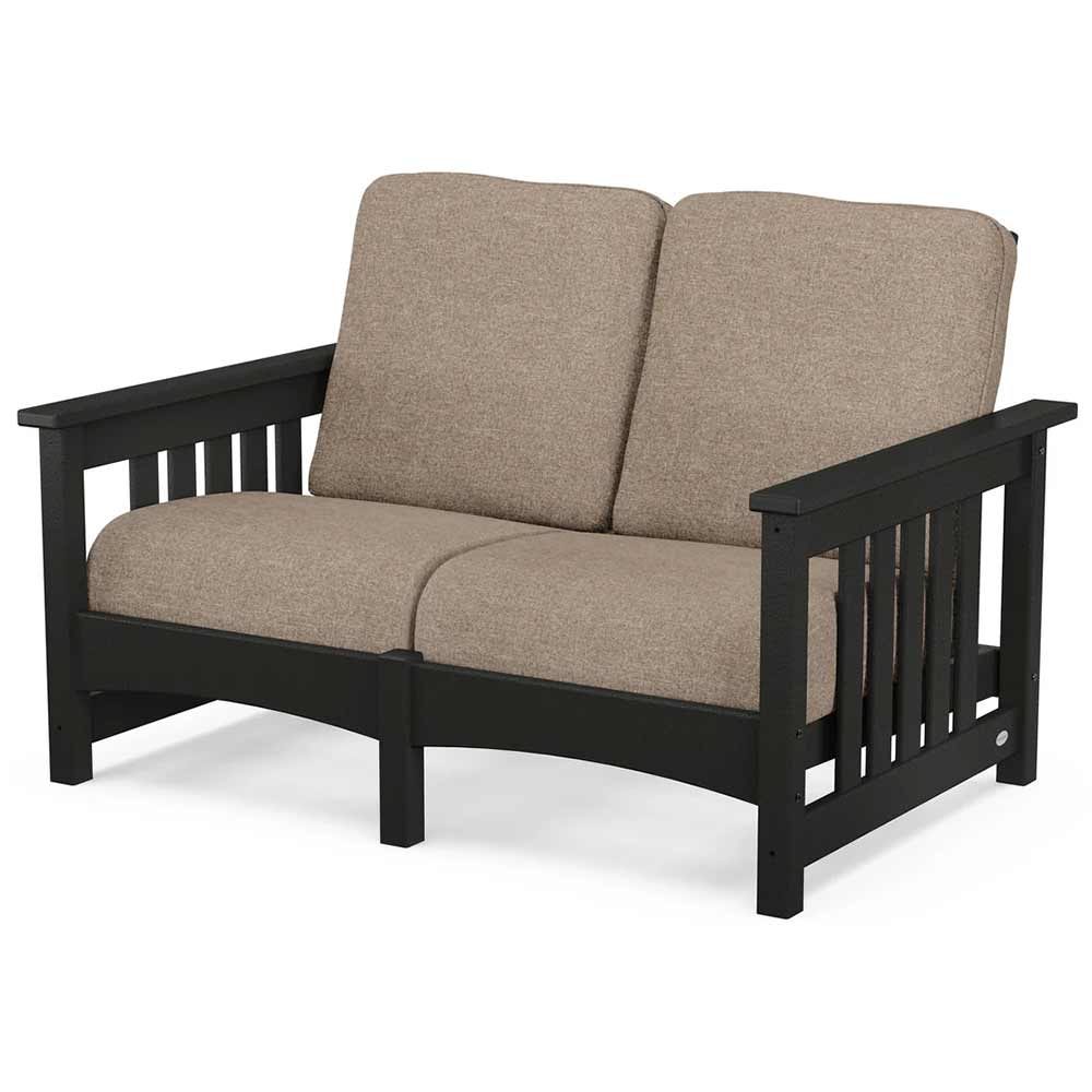 POLYWOOD® - Club Mission Loveseat - PWCMC47GY - Image 19
