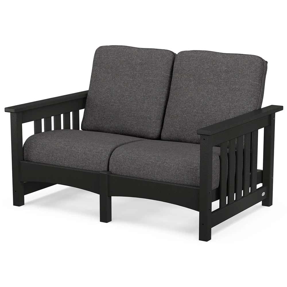 POLYWOOD® - Club Mission Loveseat - PWCMC47GY - Image 20