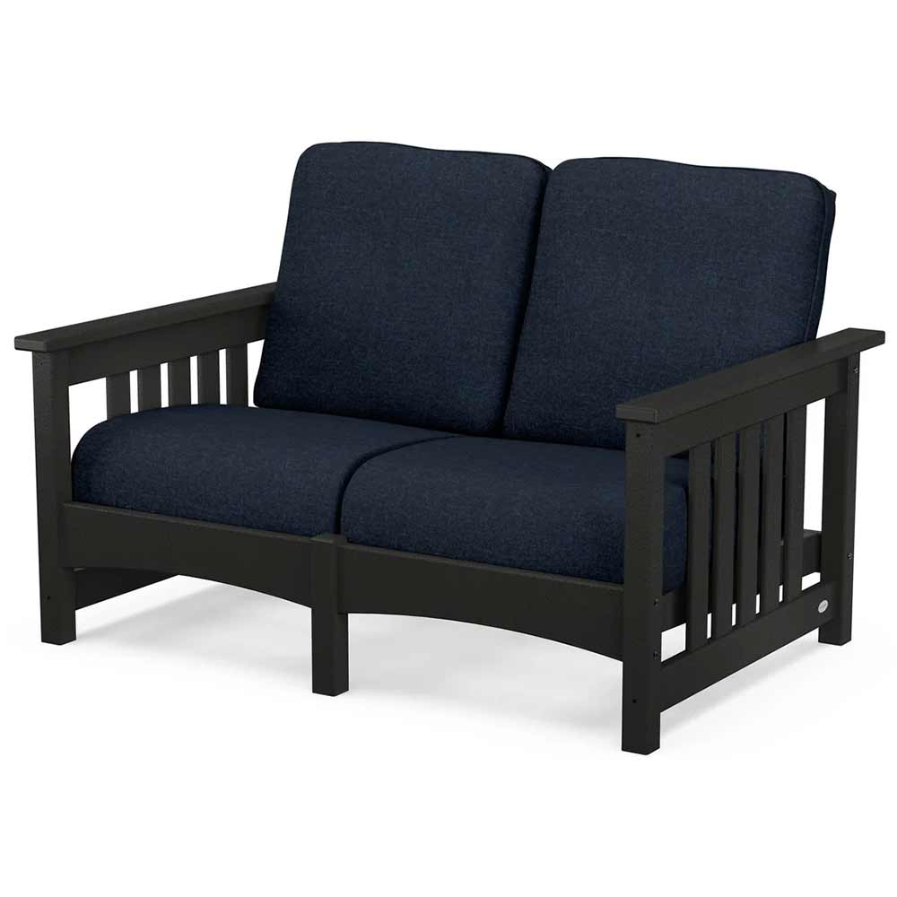 POLYWOOD® - Club Mission Loveseat - PWCMC47GY - Image 21