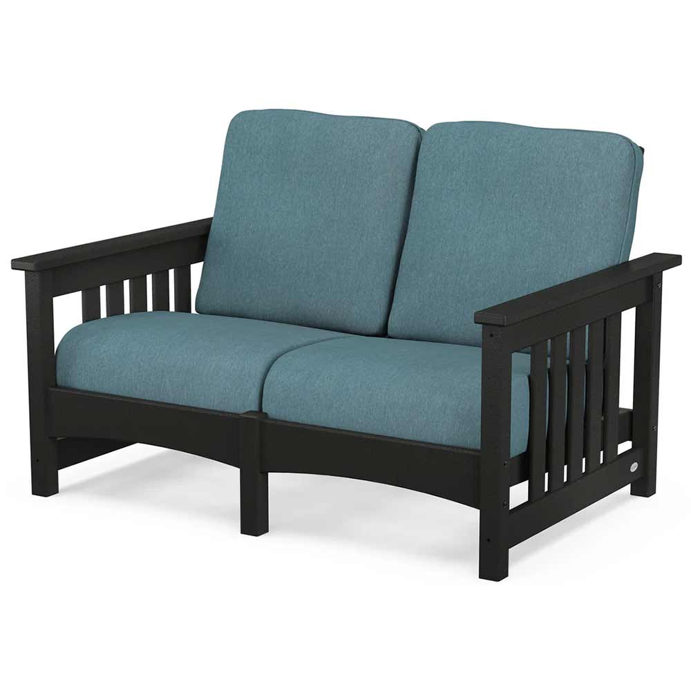 POLYWOOD® - Club Mission Loveseat - PWCMC47GY - Image 24
