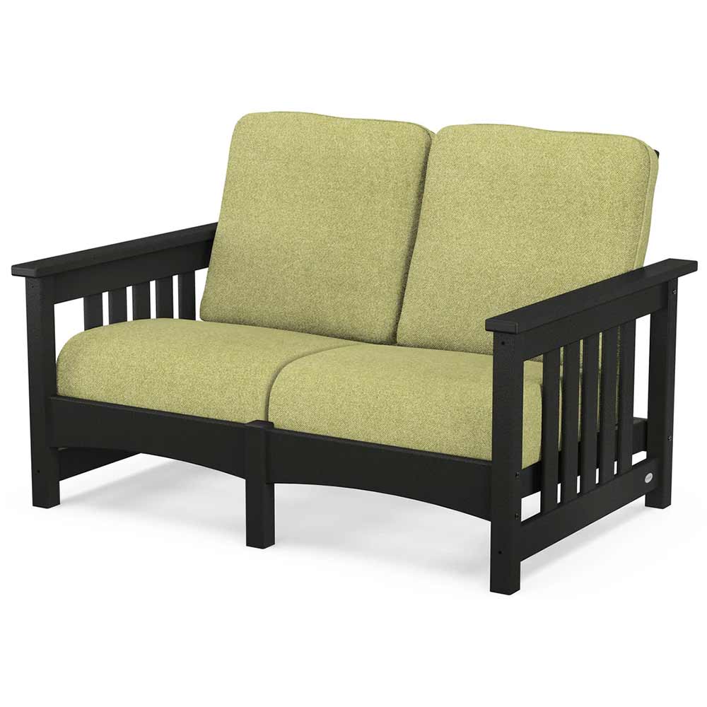 POLYWOOD® - Club Mission Loveseat - PWCMC47GY - Image 25