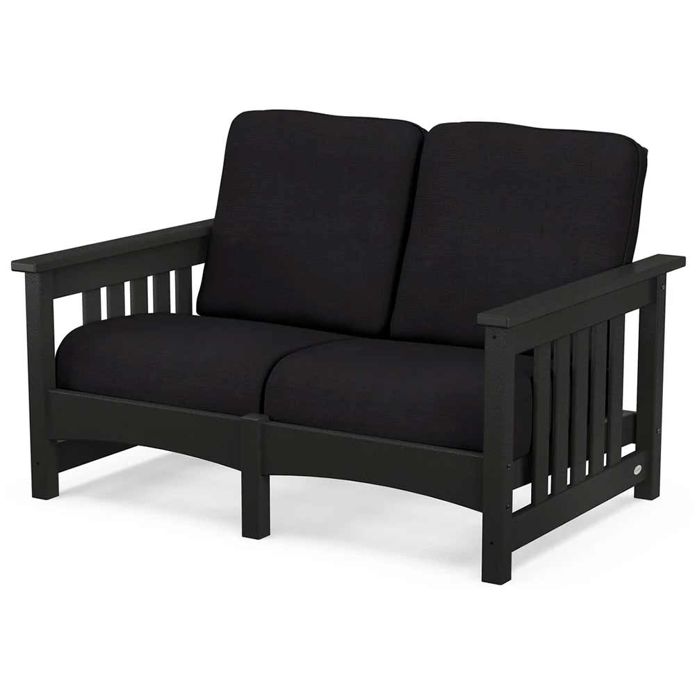 POLYWOOD® - Club Mission Loveseat - PWCMC47GY - Image 27