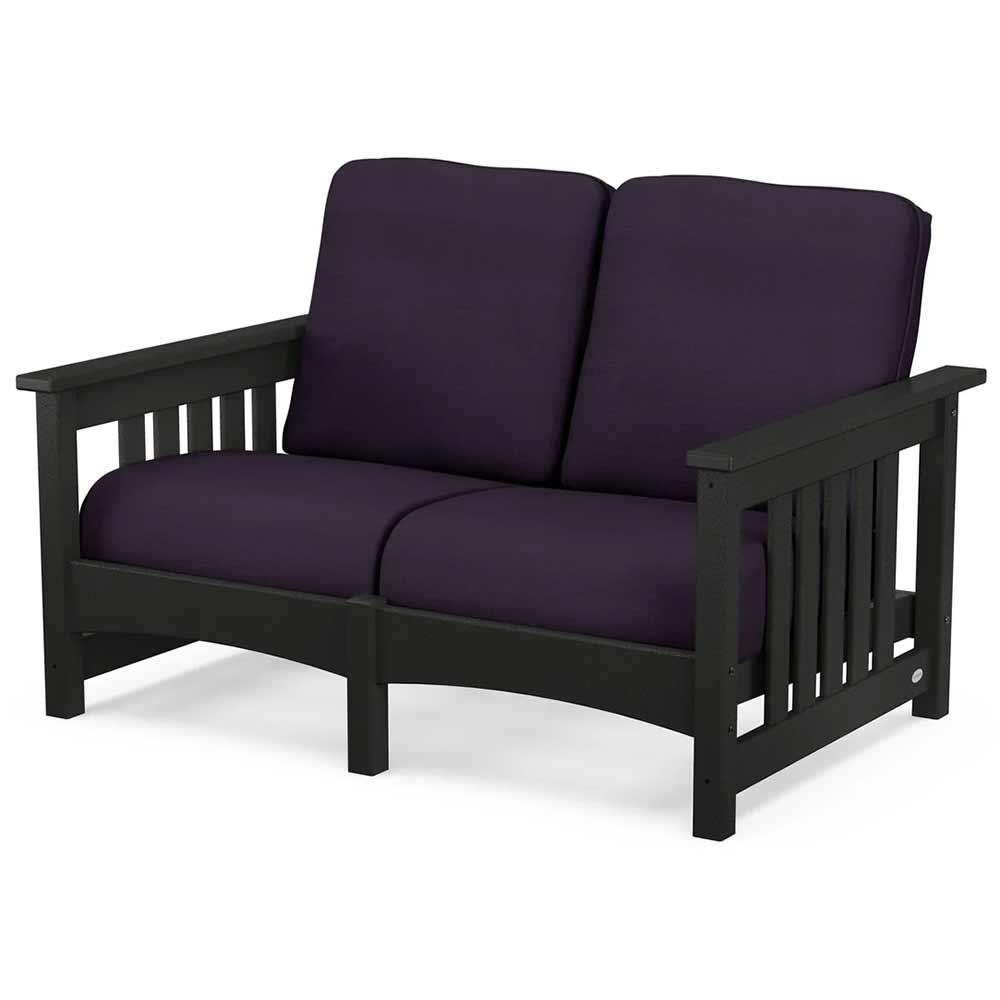 POLYWOOD® - Club Mission Loveseat - PWCMC47GY - Image 28