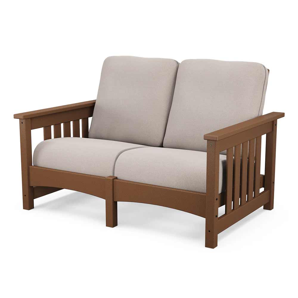 POLYWOOD® - Club Mission Loveseat - PWCMC47GY - Image 29
