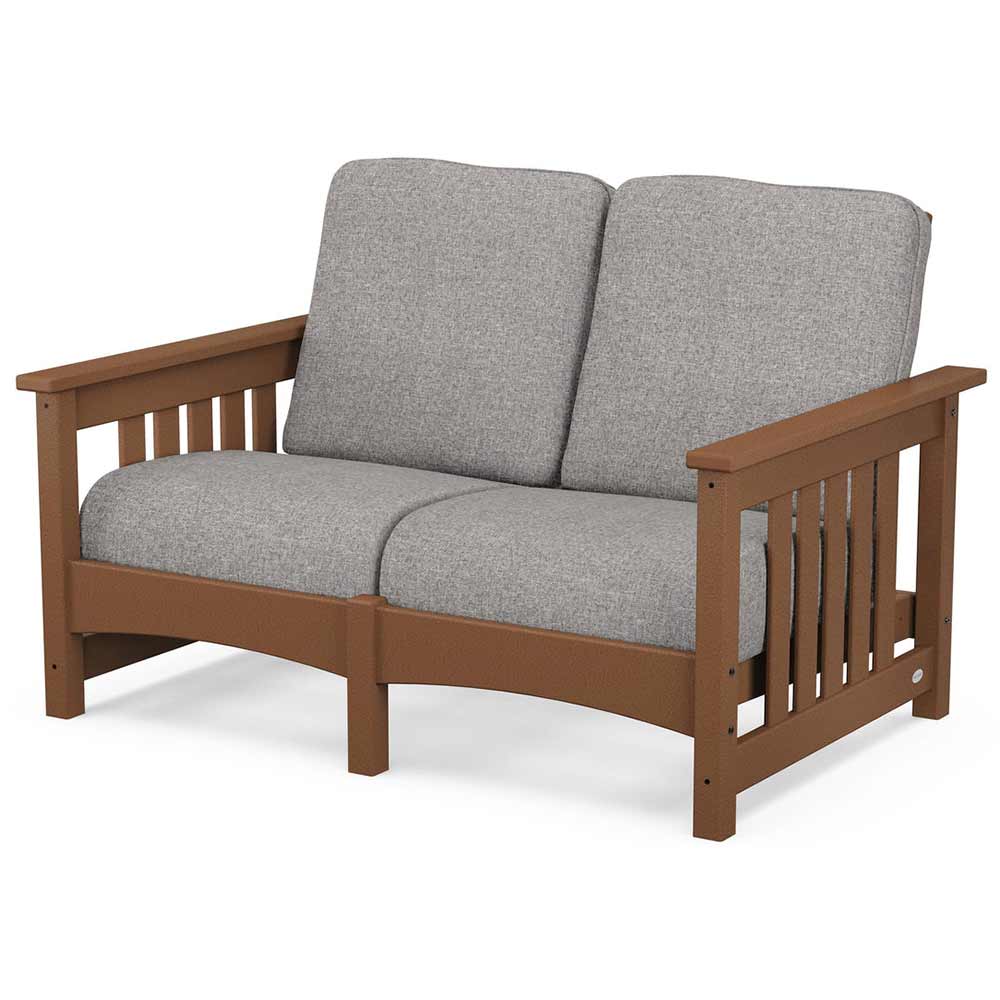 POLYWOOD® - Club Mission Loveseat - PWCMC47GY - Image 30