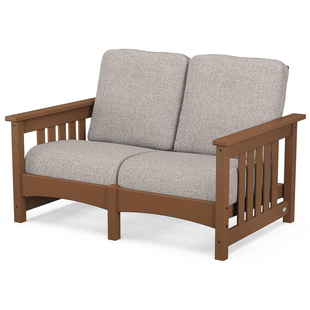 POLYWOOD® - Club Mission Loveseat - PWCMC47GY - Image 31