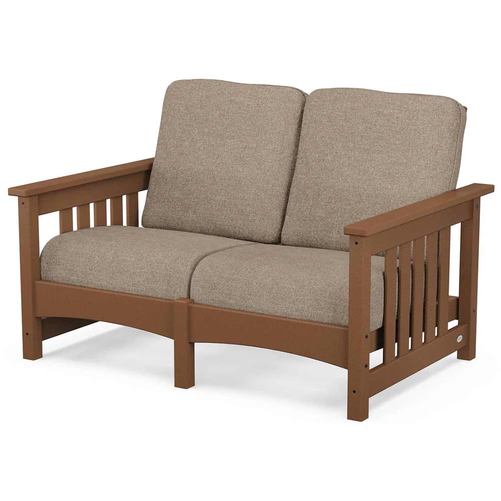 POLYWOOD® - Club Mission Loveseat - PWCMC47GY - Image 33