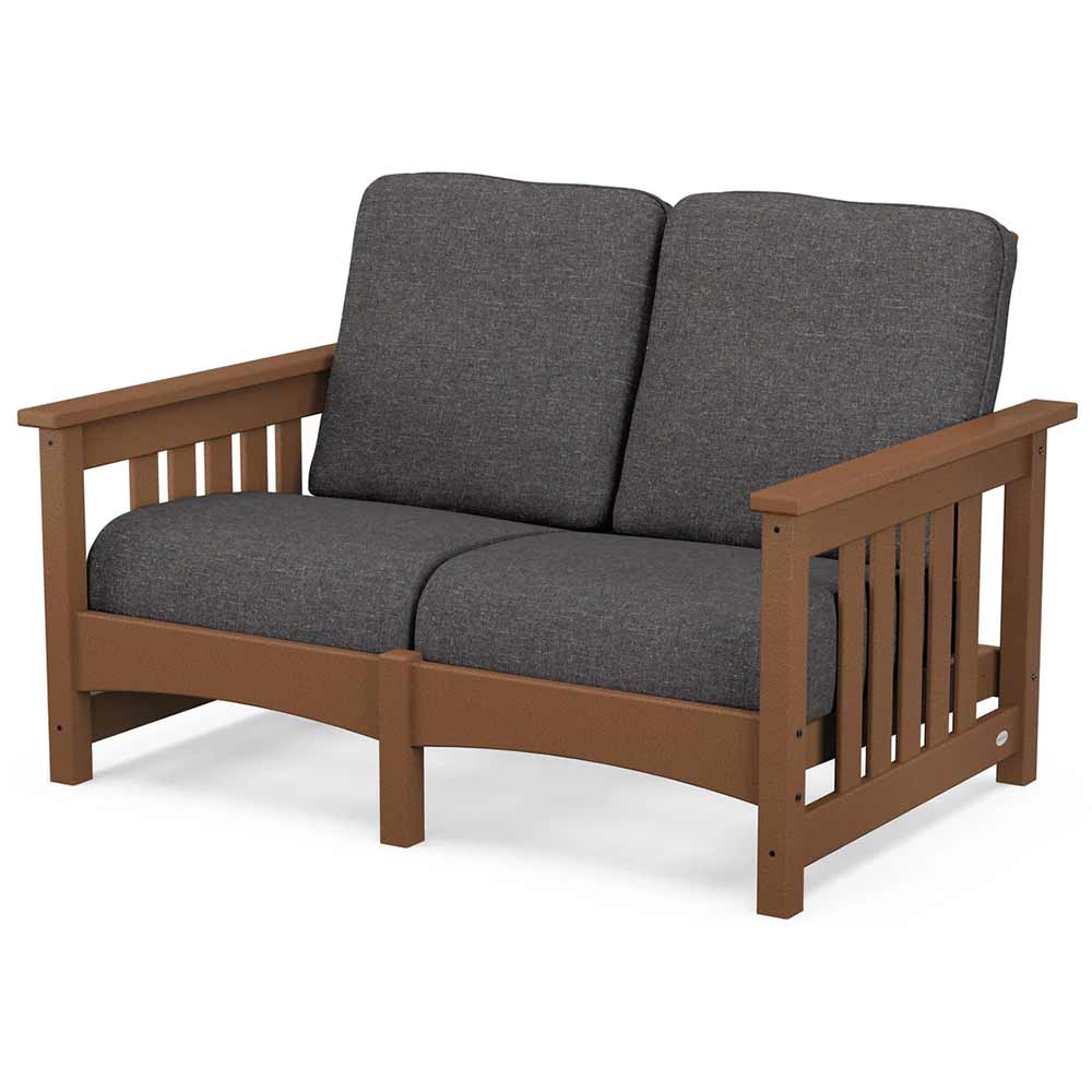 POLYWOOD® - Club Mission Loveseat - PWCMC47GY - Image 34