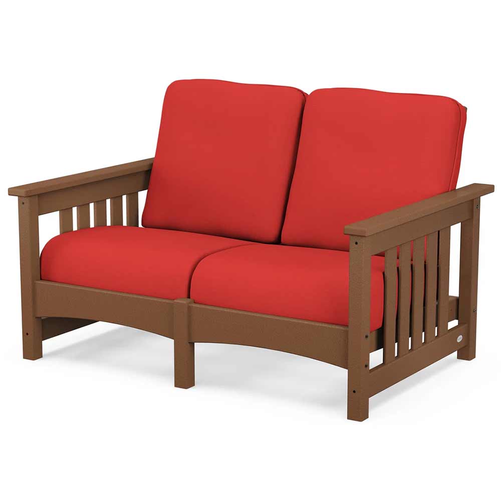 POLYWOOD® - Club Mission Loveseat - PWCMC47GY - Image 36