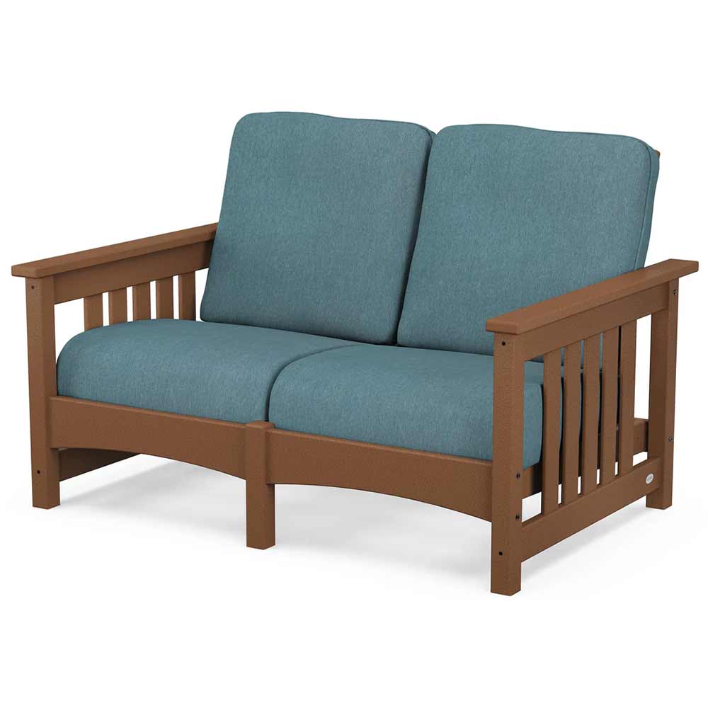 POLYWOOD® - Club Mission Loveseat - PWCMC47GY - Image 38
