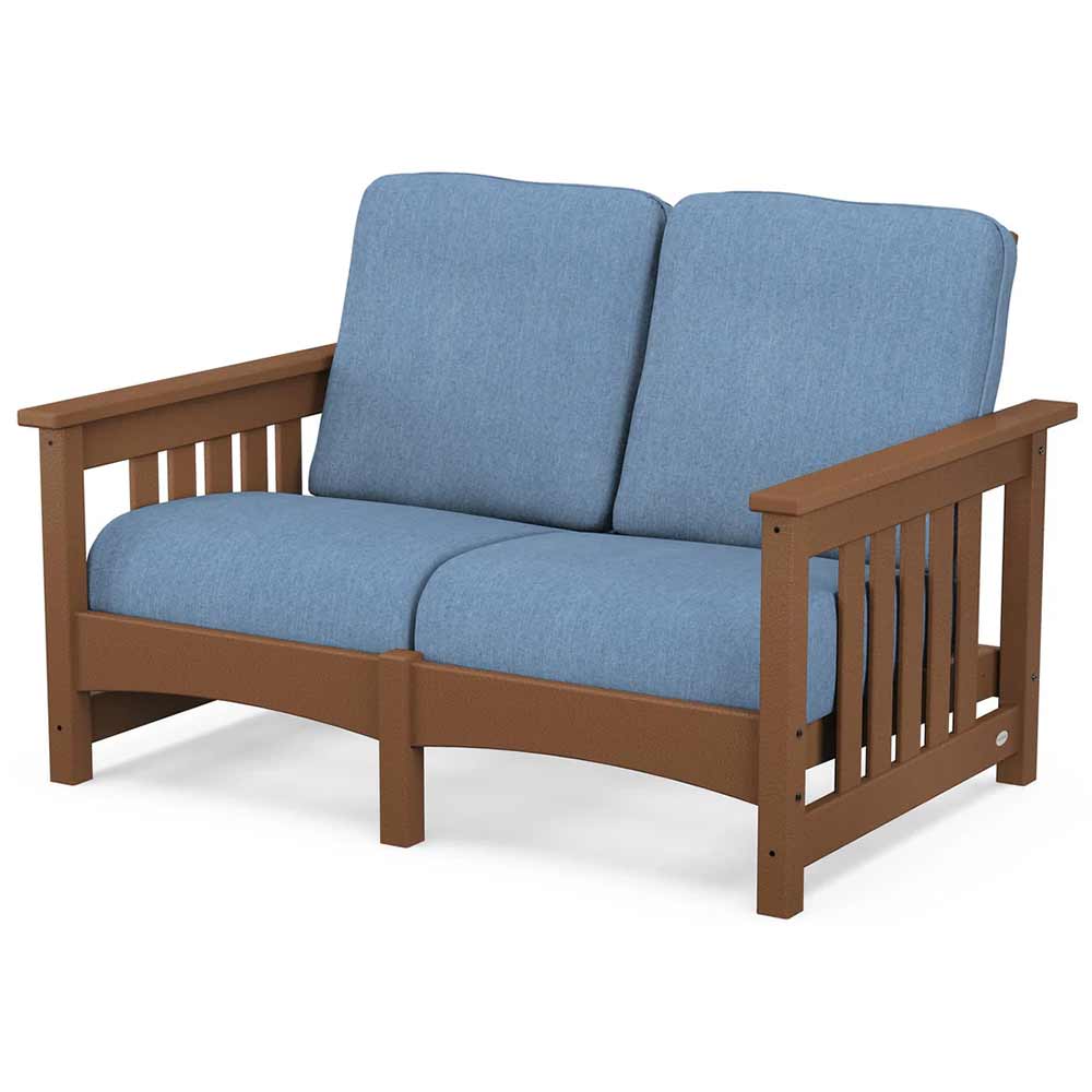 POLYWOOD® - Club Mission Loveseat - PWCMC47GY - Image 40