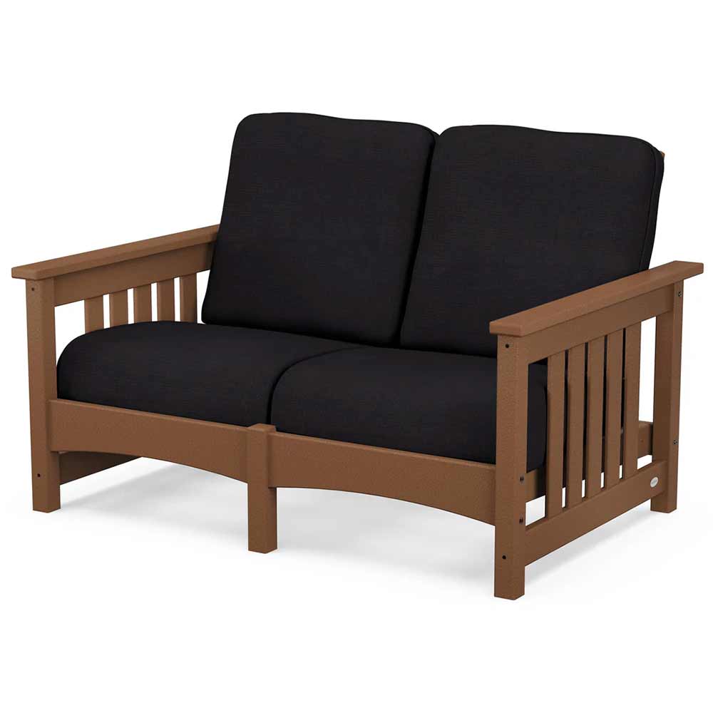 POLYWOOD® - Club Mission Loveseat - PWCMC47GY - Image 41