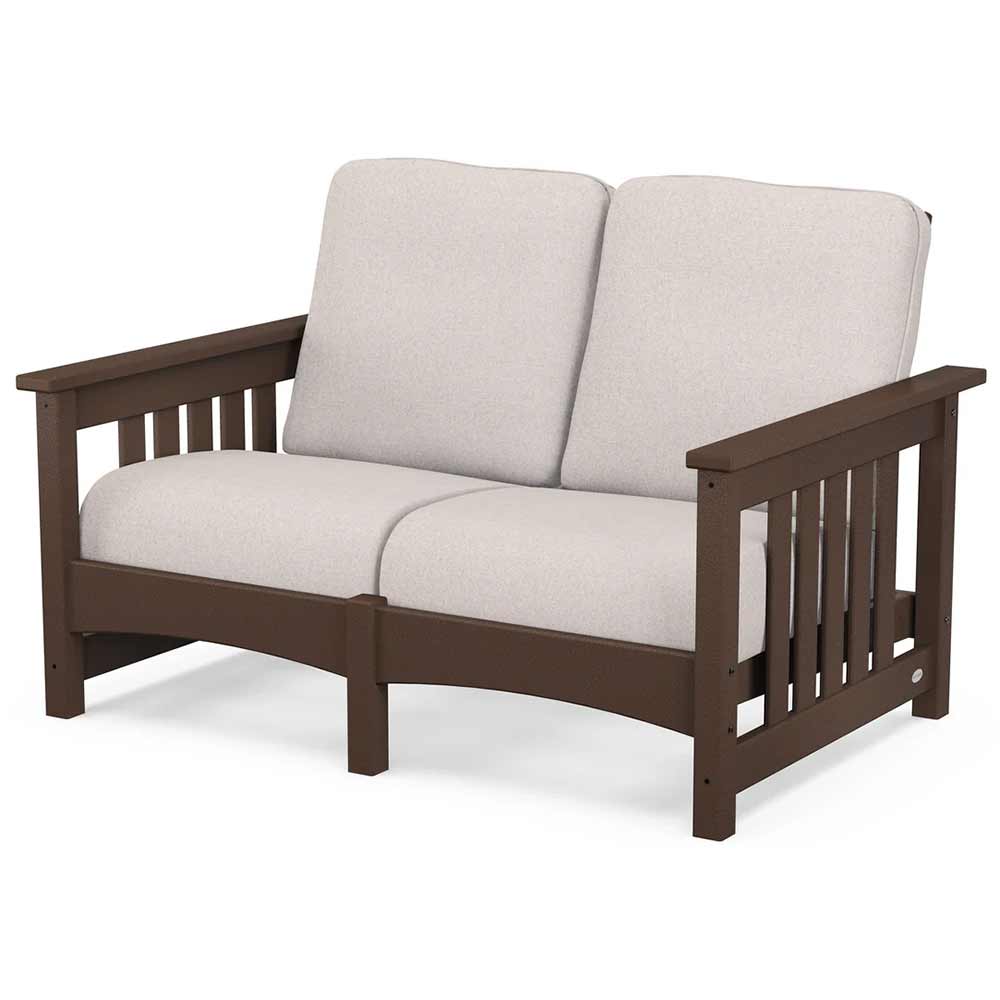 POLYWOOD® - Club Mission Loveseat - PWCMC47GY - Image 43