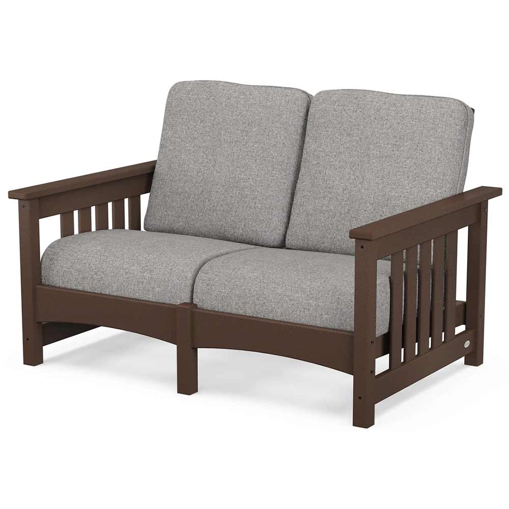 POLYWOOD® - Club Mission Loveseat - PWCMC47GY - Image 44