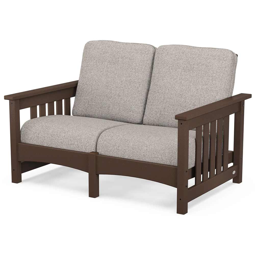 POLYWOOD® - Club Mission Loveseat - PWCMC47GY - Image 45