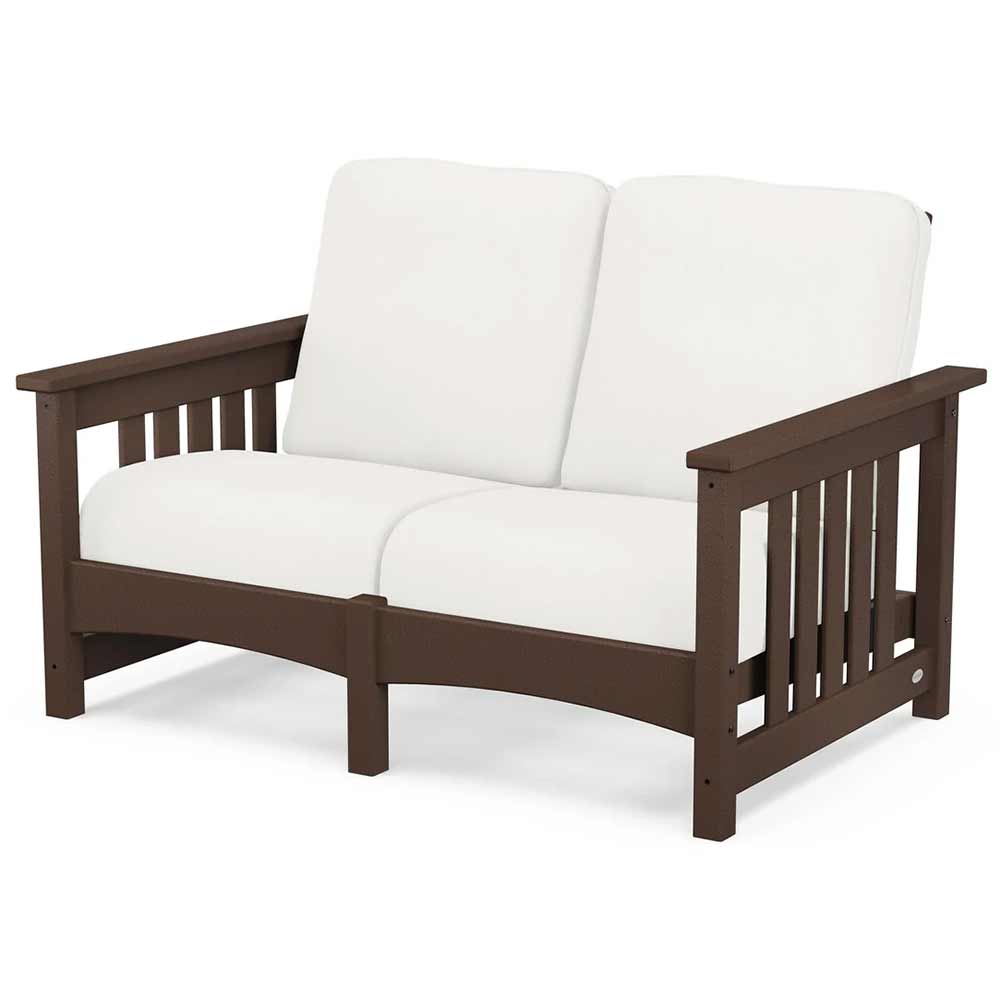 POLYWOOD® - Club Mission Loveseat - PWCMC47GY - Image 46