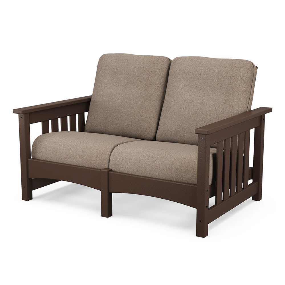 POLYWOOD® - Club Mission Loveseat - PWCMC47GY - Image 47