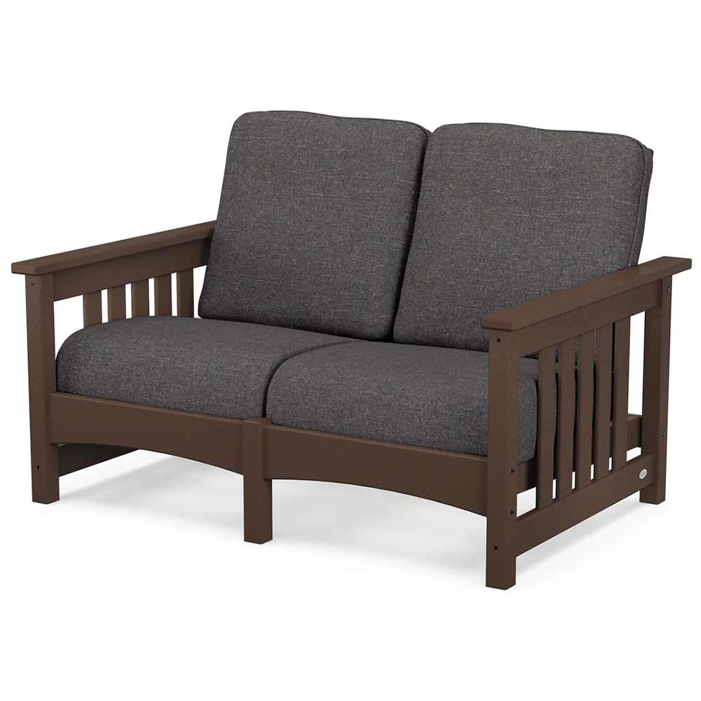 POLYWOOD® - Club Mission Loveseat - PWCMC47GY - Image 48