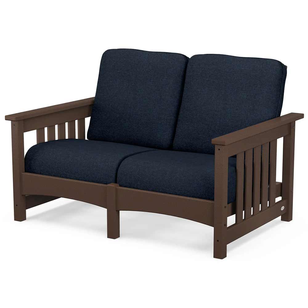 POLYWOOD® - Club Mission Loveseat - PWCMC47GY - Image 49