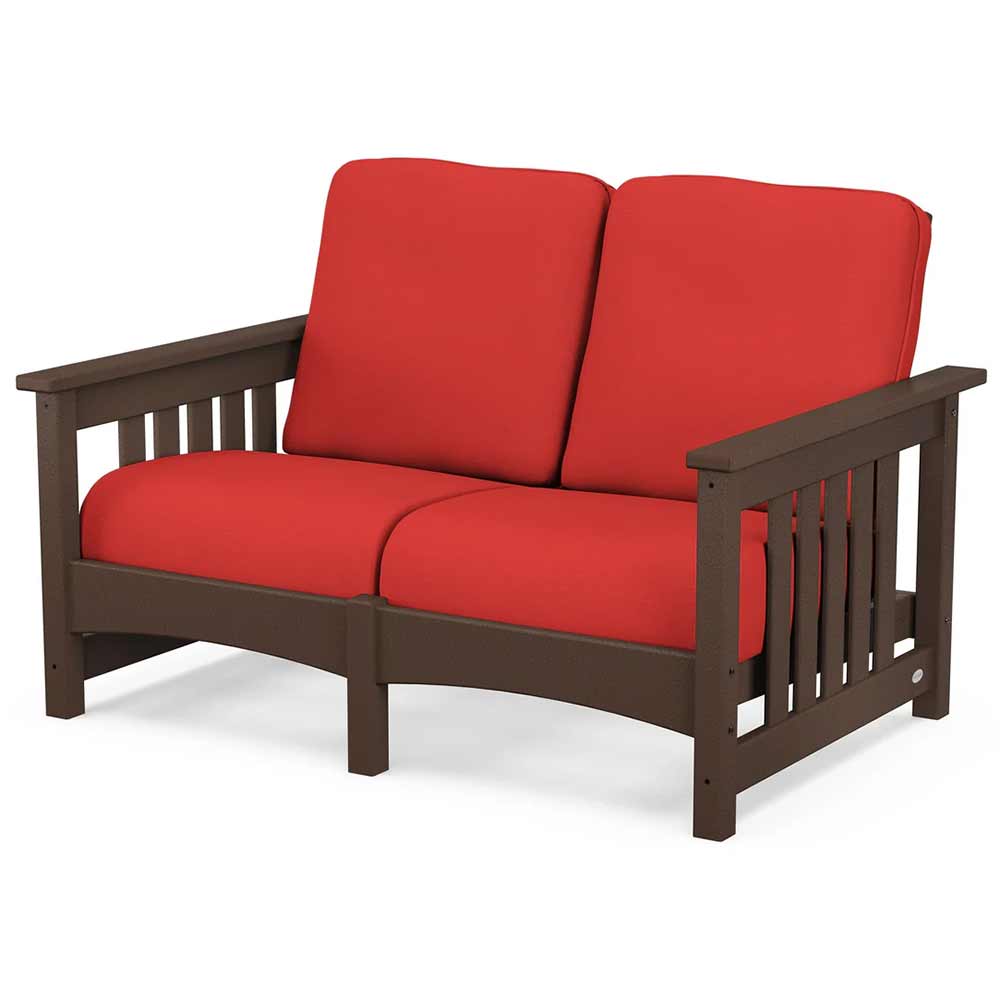 POLYWOOD® - Club Mission Loveseat - PWCMC47GY - Image 50