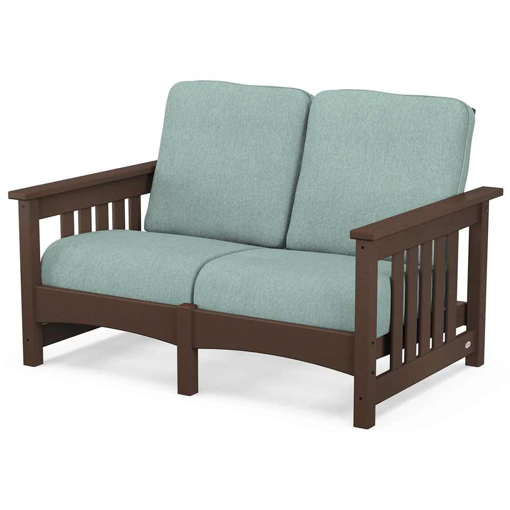 POLYWOOD® - Club Mission Loveseat - PWCMC47GY - Image 51