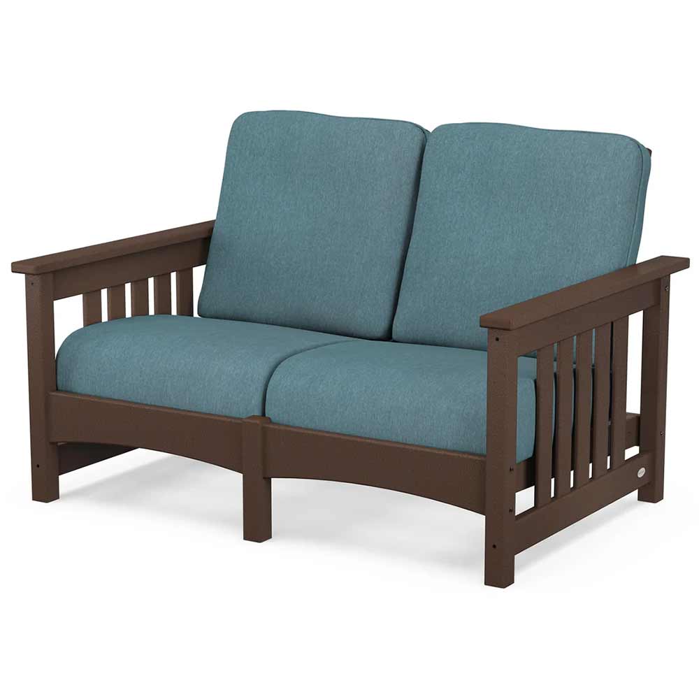 POLYWOOD® - Club Mission Loveseat - PWCMC47GY - Image 52