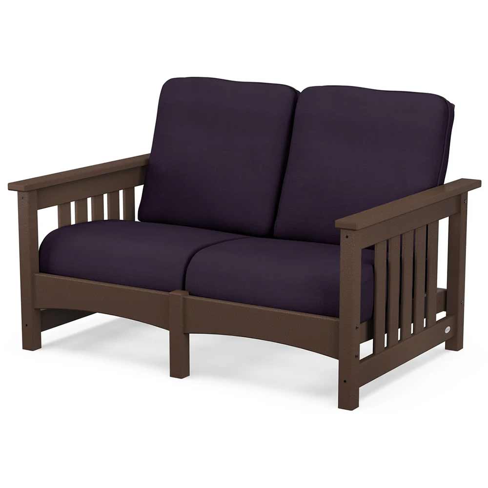 POLYWOOD® - Club Mission Loveseat - PWCMC47GY - Image 56