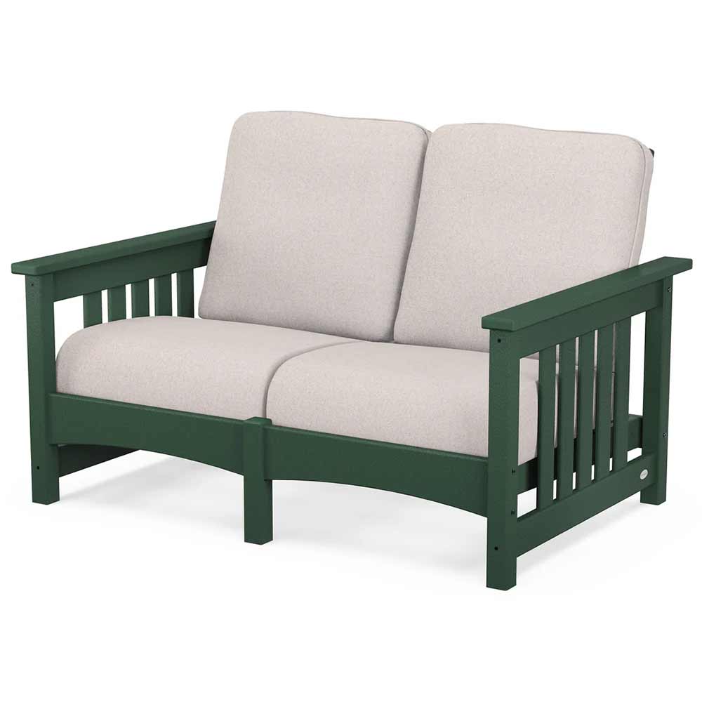 POLYWOOD® - Club Mission Loveseat - PWCMC47GY - Image 57