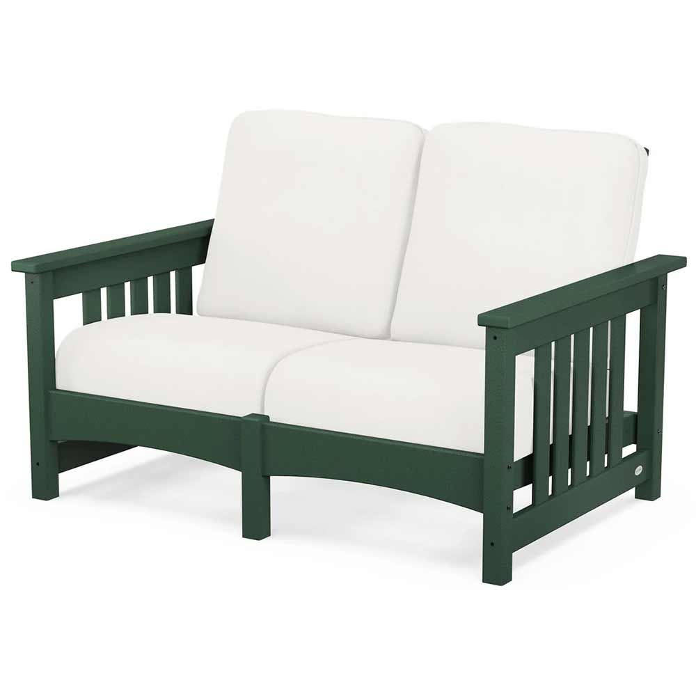 POLYWOOD® - Club Mission Loveseat - PWCMC47GY - Image 60