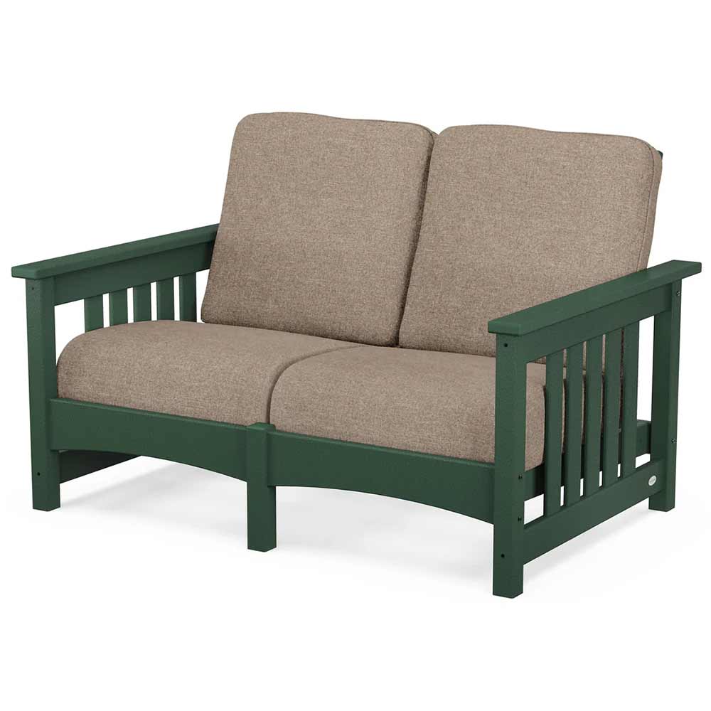 POLYWOOD® - Club Mission Loveseat - PWCMC47GY - Image 61