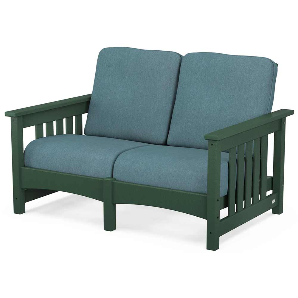 POLYWOOD® - Club Mission Loveseat - PWCMC47GY - Image 66