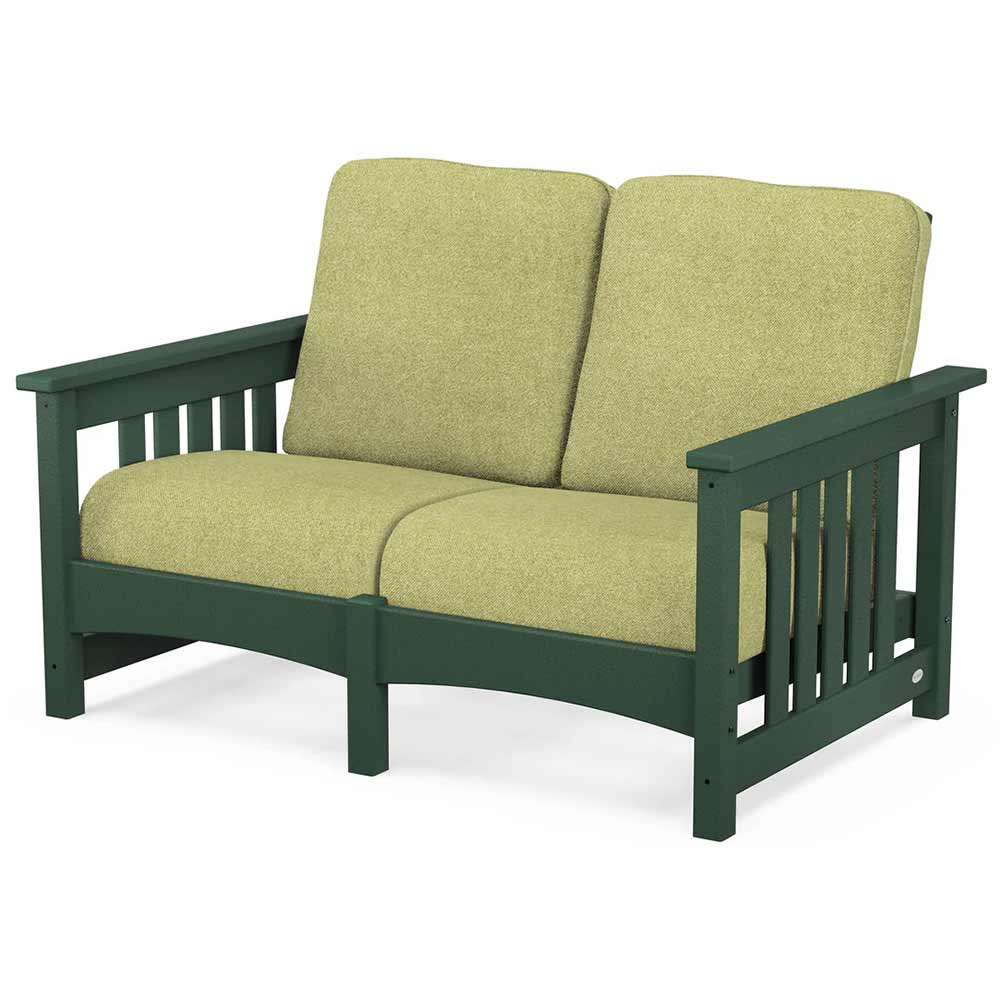 POLYWOOD® - Club Mission Loveseat - PWCMC47GY - Image 67
