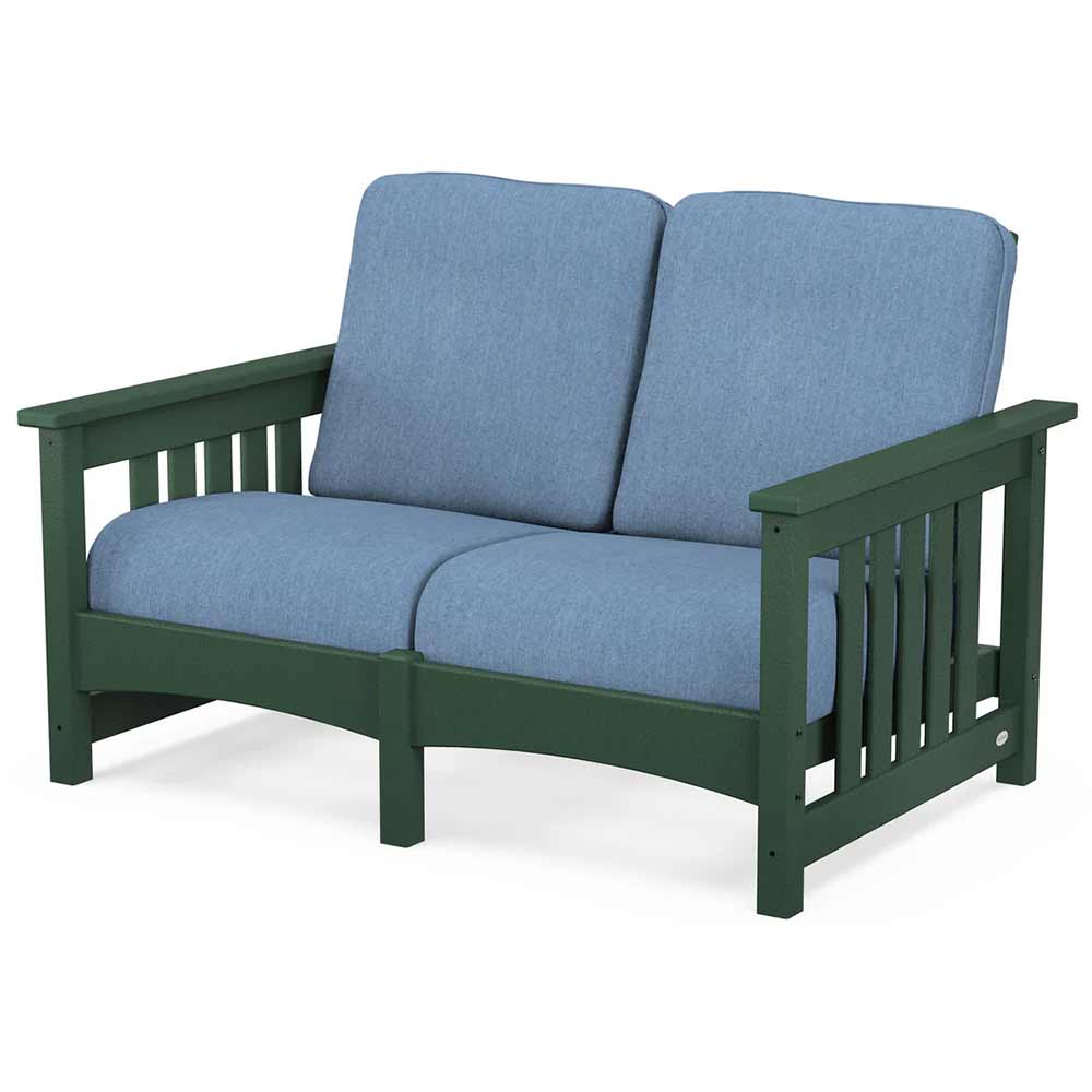 POLYWOOD® - Club Mission Loveseat - PWCMC47GY - Image 68
