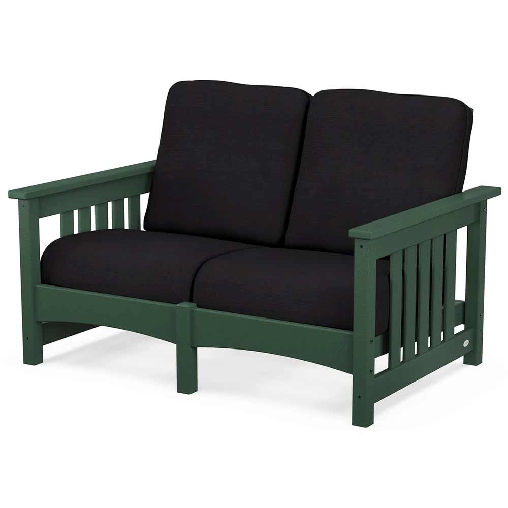 POLYWOOD® - Club Mission Loveseat - PWCMC47GY - Image 69