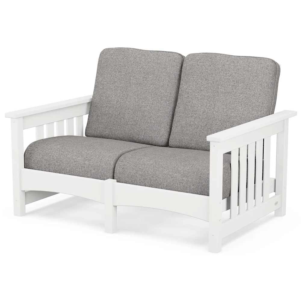 POLYWOOD® - Club Mission Loveseat - PWCMC47GY - Image 72